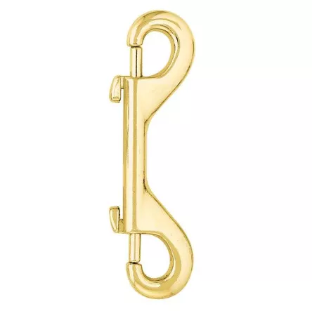 #162 Double Snap, Brass, 4 In.