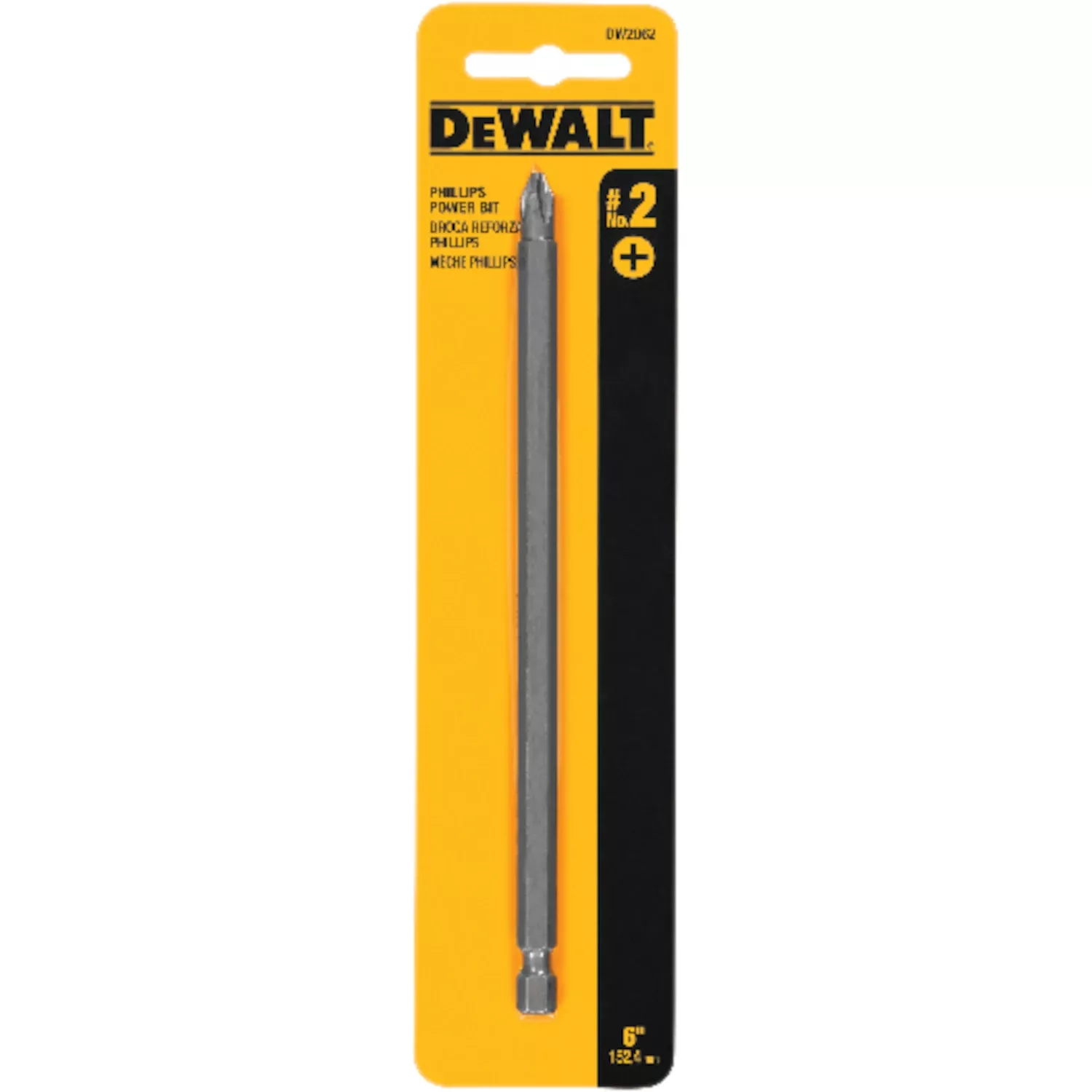 #2 Phillips Power Bit, 6 In.