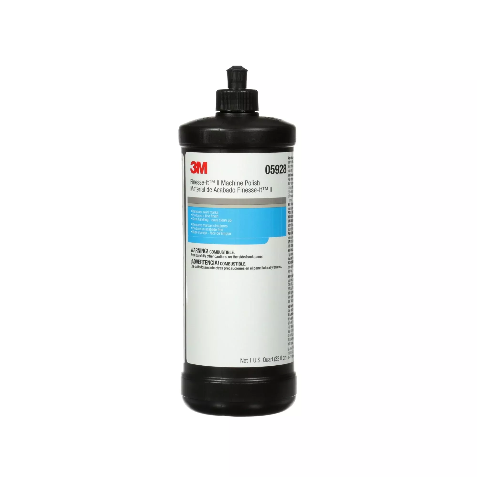 3M Finesse-it II Machine Polish, 05928, 1 qt (32 fl oz/946 mL), 6 percase