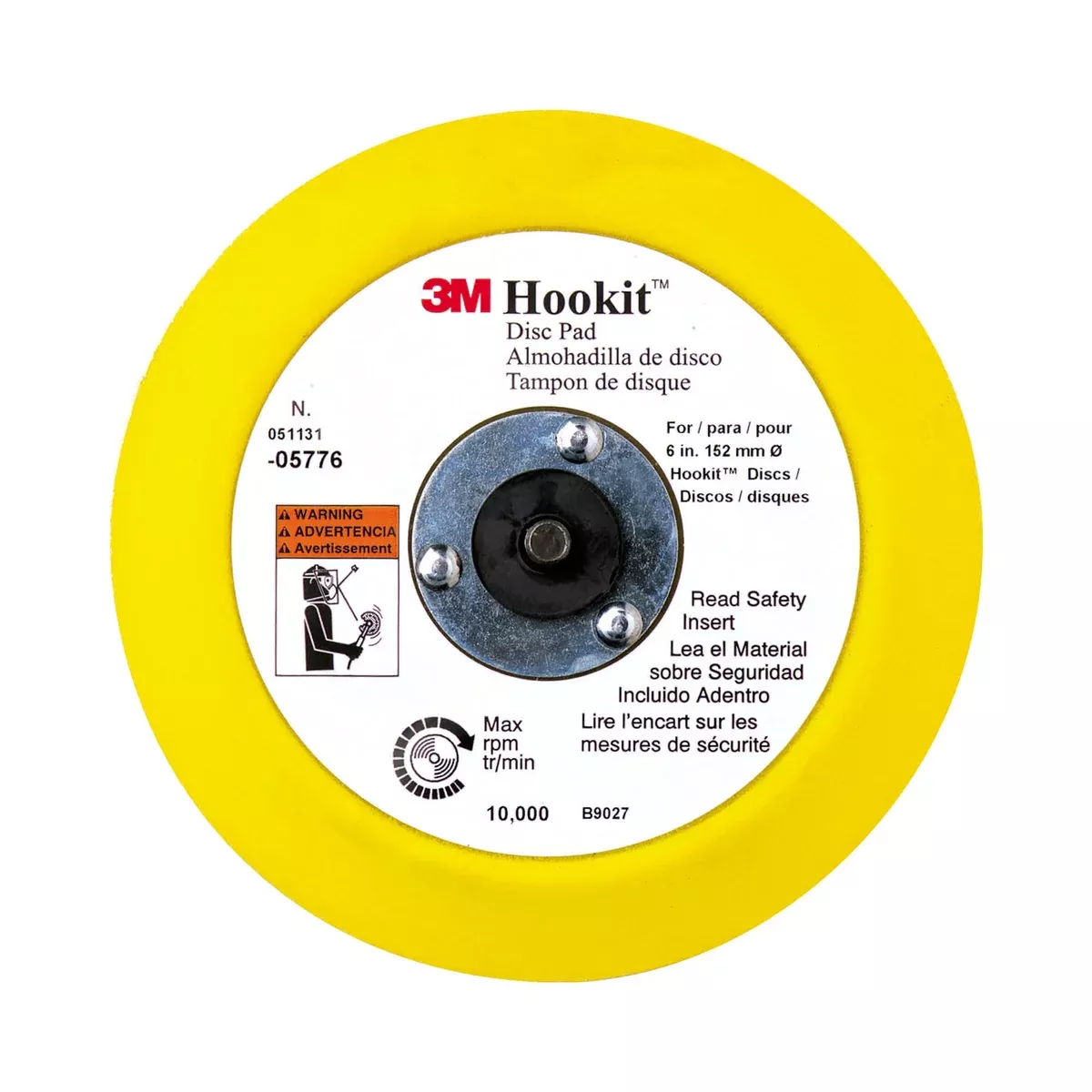 Abrasive Disc - 3M™Hookit™ Abrasive Disc Pad, 6in, 05776