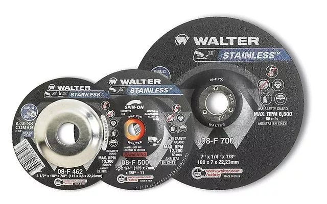 Abrasive Disc - Walter STAINLESS™ Superior Grinding Wheel, Type 27, 08F