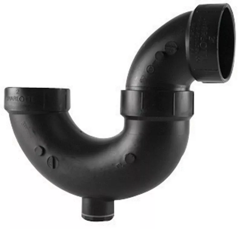 ABS/DWV 2 In. P-Trap With Clean Out