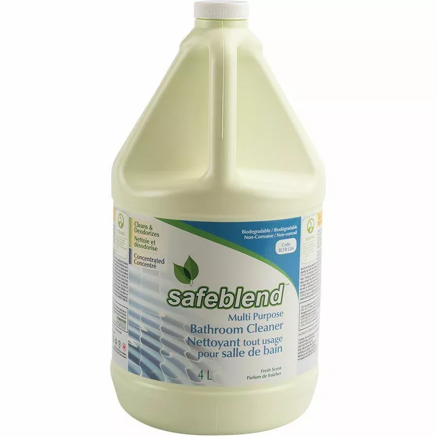 Bathroom Cleaner - Safeblend Multi-Purpose Bathroom Cleaner, Concentrated, Fresh Scent, 3.78L, SAFBCFRG04