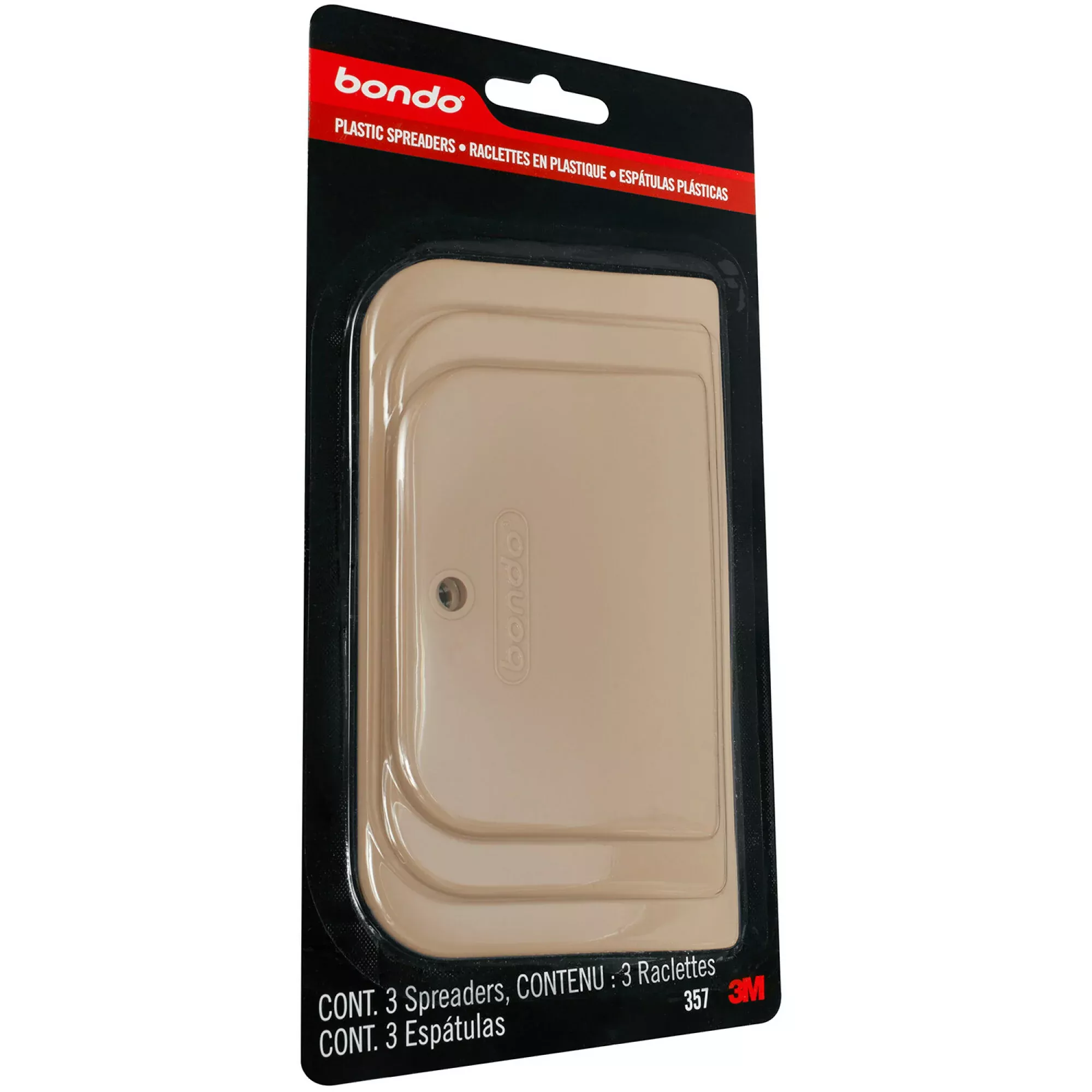 Bondo Spreader, 00357, 3 per pack