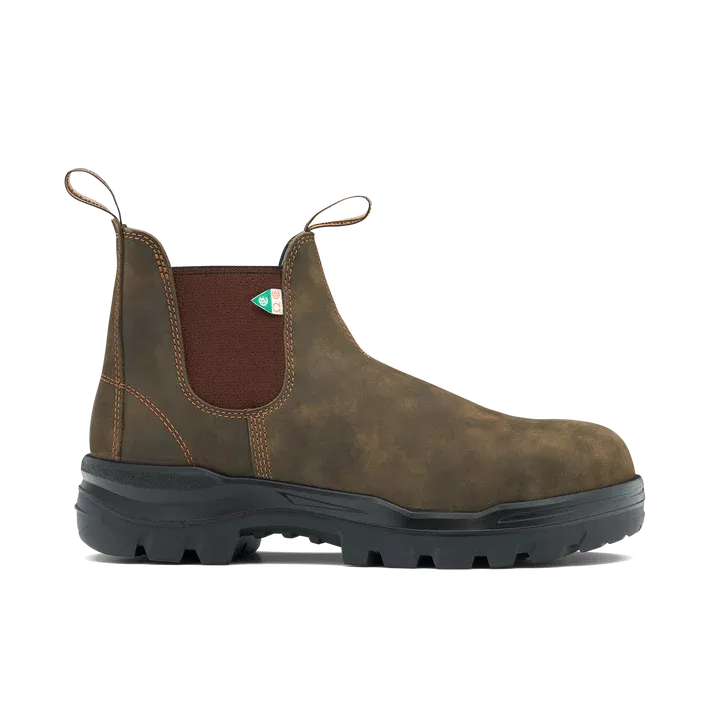 Boots - Blundstone Rotoflex Work & Safety Boot, Rustic Brown, 8302