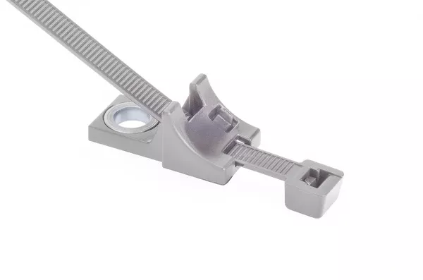 Cable Ties - HellermannTyton 15" Long, M8 Hole, Inside Serrated, 120lb Tensile Strength Cable Ties, (Package of 100), 156-00409