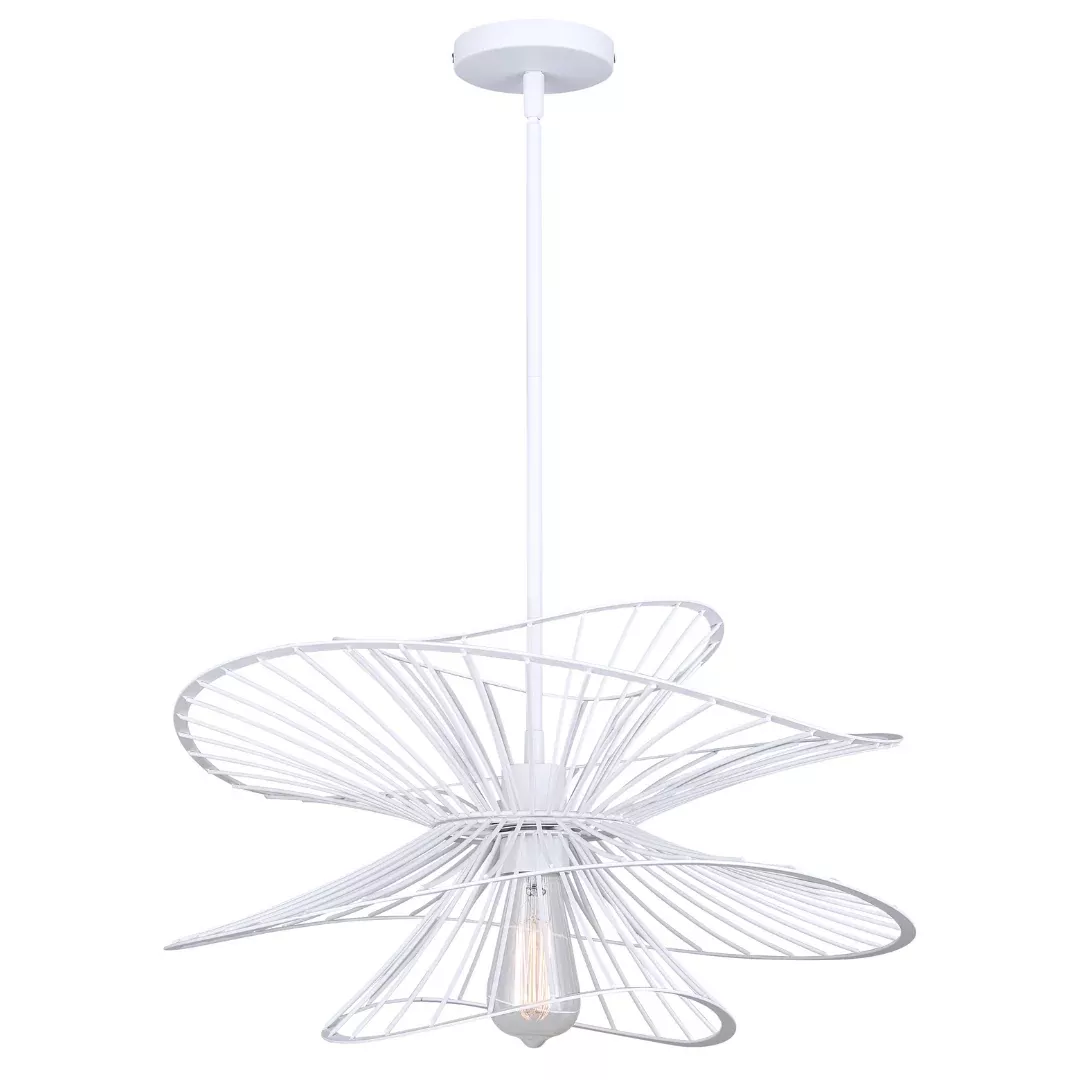 Ceiling Light - Canarm CHANNEL Matte White Pendant Light, IPL2193B01WH