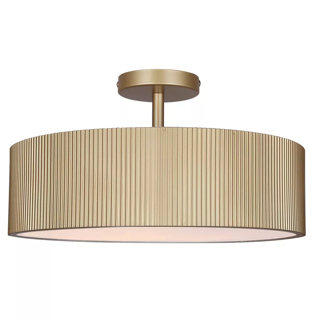 Ceiling Light - Canarm SCARLETT Gold 18" Semi-flush Mount, ISF1208A02PGD