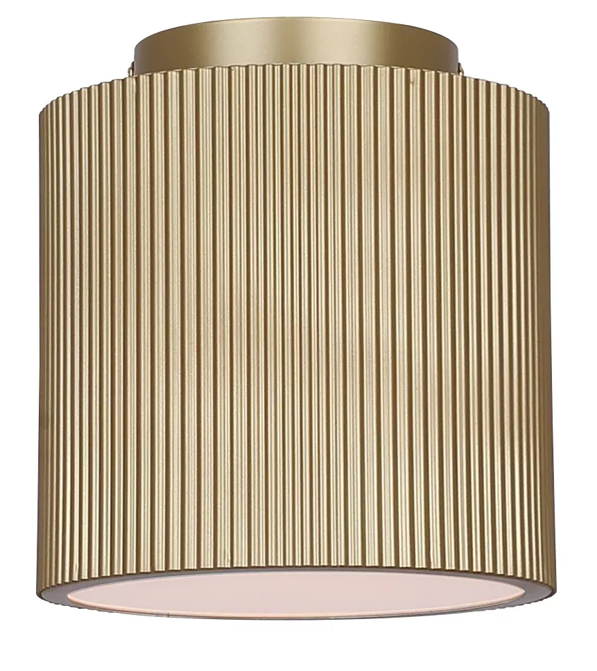 Ceiling Light - Canarm SCARLETT Gold 8" Semi-flush Mount, ISF1208A01PGD