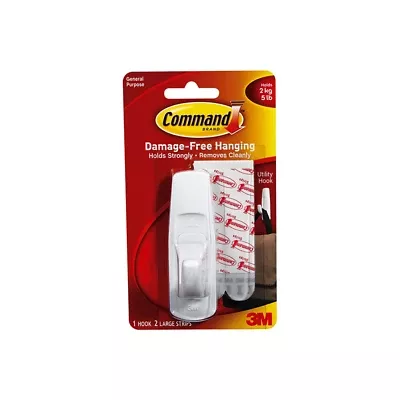 Command™ Large Utility Hook Clipstrip 17003CS