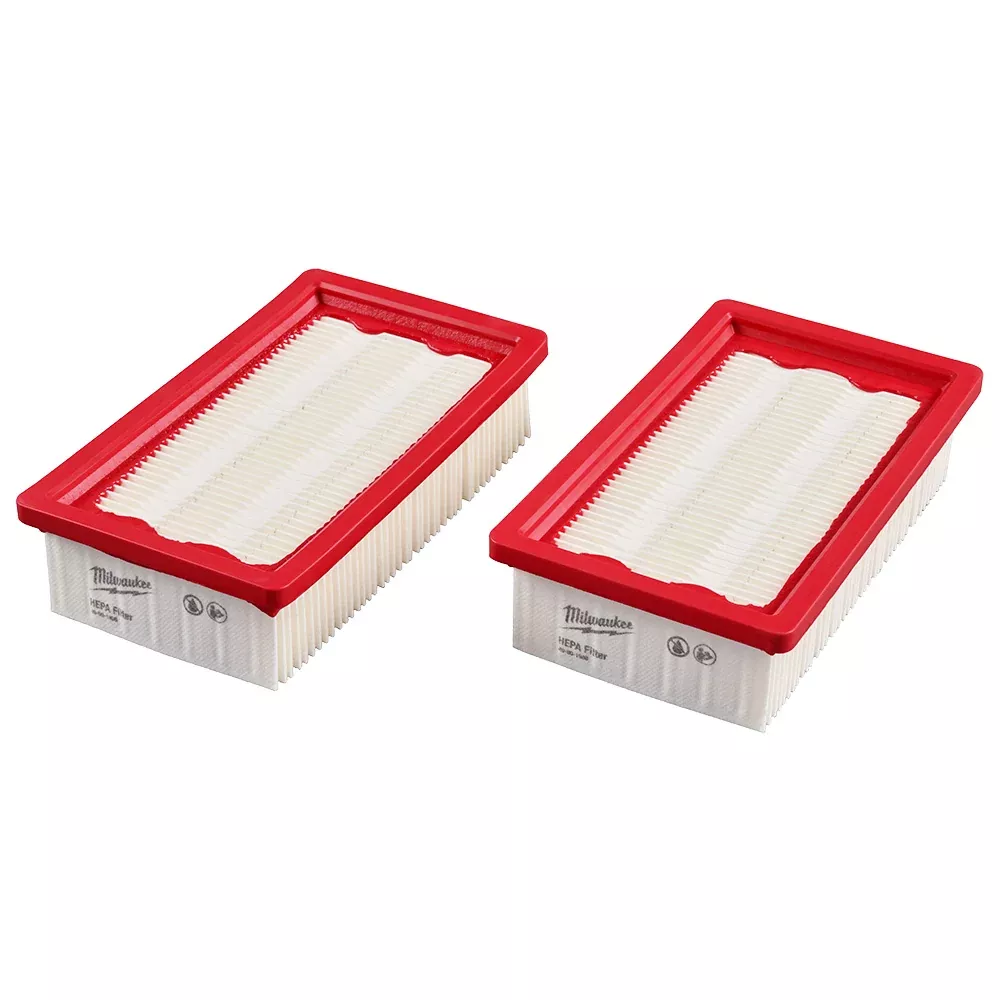 Dust Extractor Filter - Milwaukee HEPA Filter (2PK), 49-90-1968