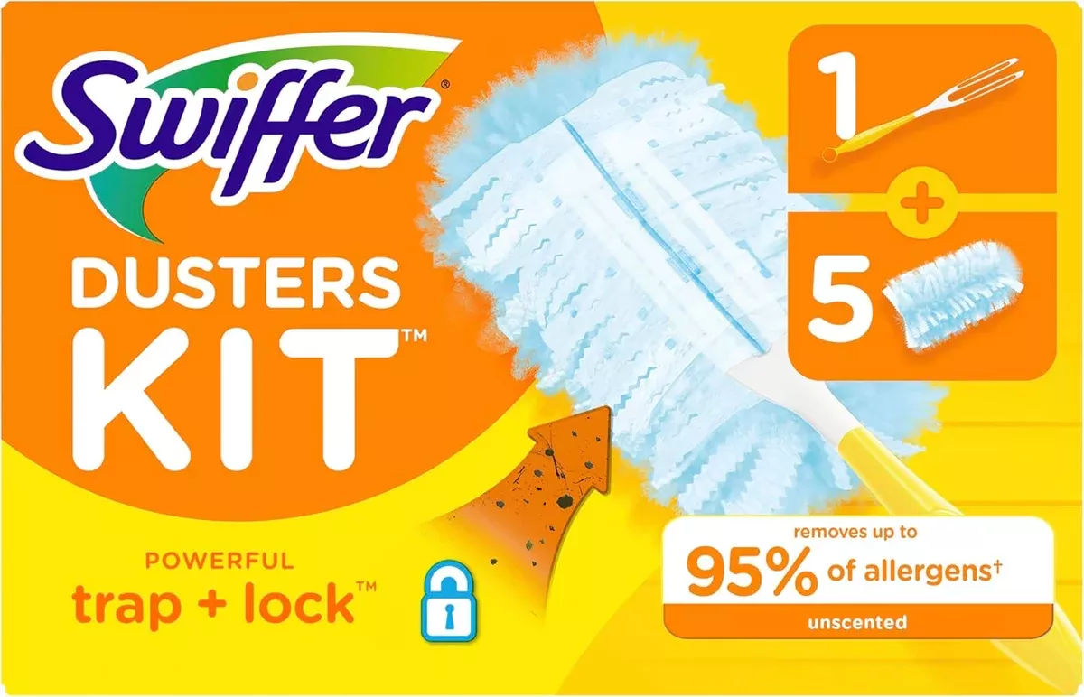 Duster - Swiffer Unscented Hand Duster Starter Kit (Box of 5), 456084