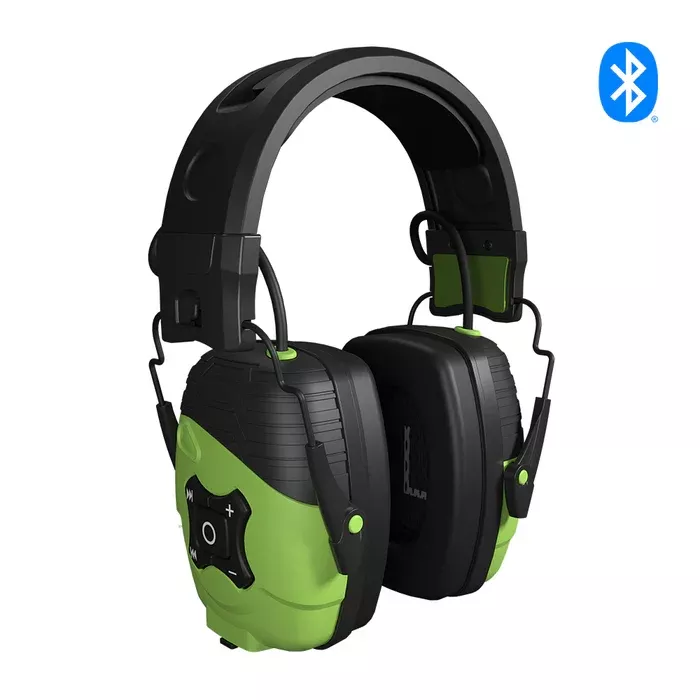 Earmuffs - ISOtunes LINK Aware Bluetooth Earmuff, Safety Green, IT-34B