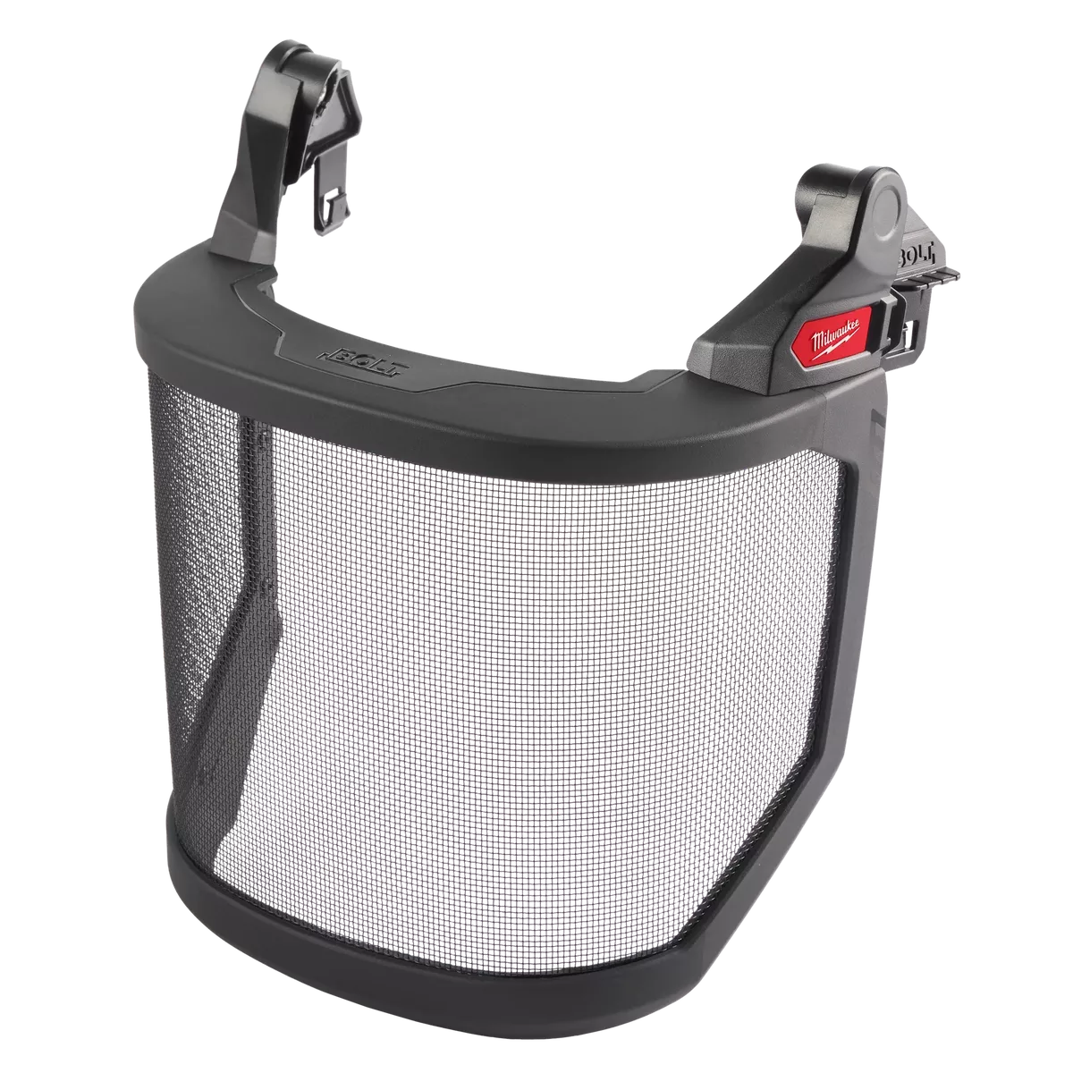 Face Shield - Milwaukee BOLT™ Full Face Shield - Metal Mesh (Compatible with Milwaukee Safety Helmet) - No Brim, 48-73-1431