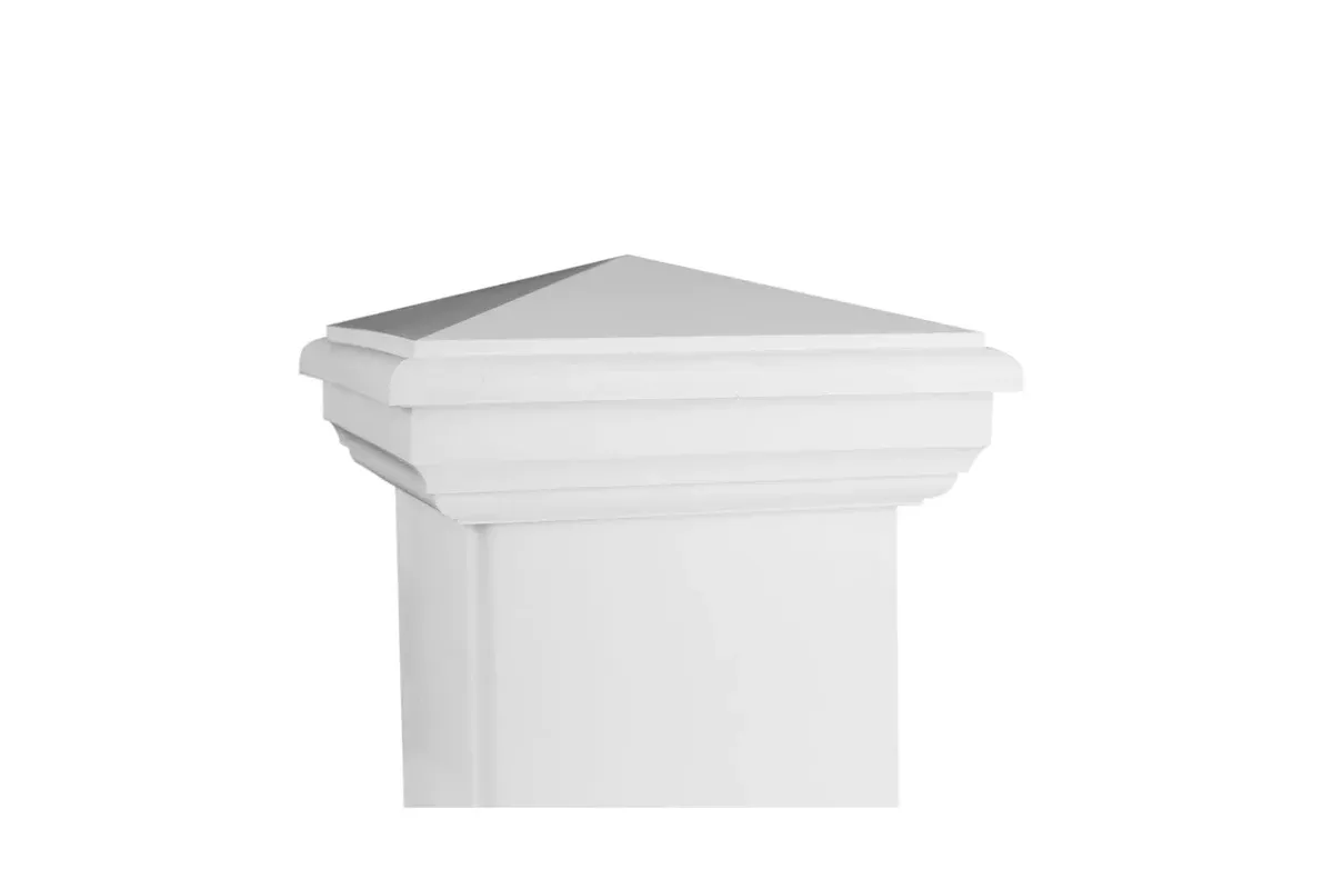 Fence Post Cap - Classy Caps 4" x 4" New England PVC Post Cap, NE844