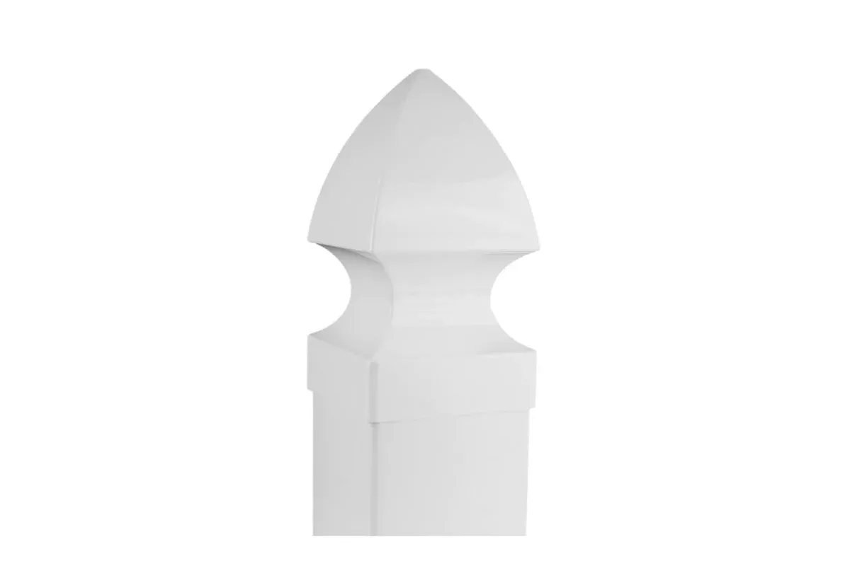 Fence Post Cap - Classy Caps 5" x 5" Gothic PVC Post Cap, GF655