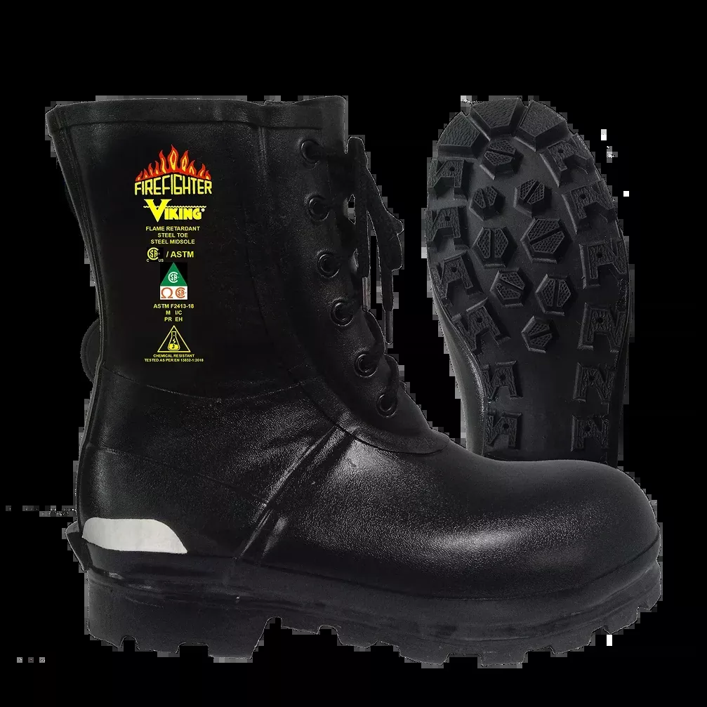 Firefighter Boots - Viking Firefighter Felt Lined Boots, VW93
