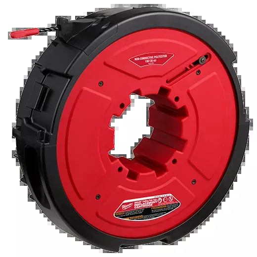Fish Tape - Milwaukee M18 FUEL™ ANGLER™ 100' Non-Conductive Polyester Pulling Fish Tape Replacement Cartridge, 48-44-5195