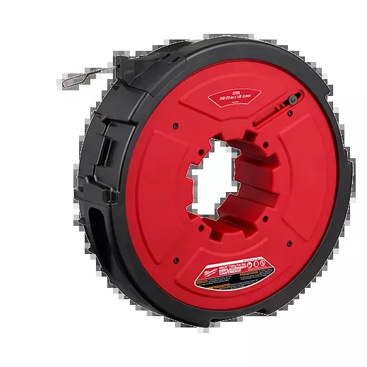 Fish Tape - Milwaukee M18 FUEL™ ANGLER™ 240' x 1/8" Steel Pulling Fish Tape Replacement Cartridge, 48-44-5178