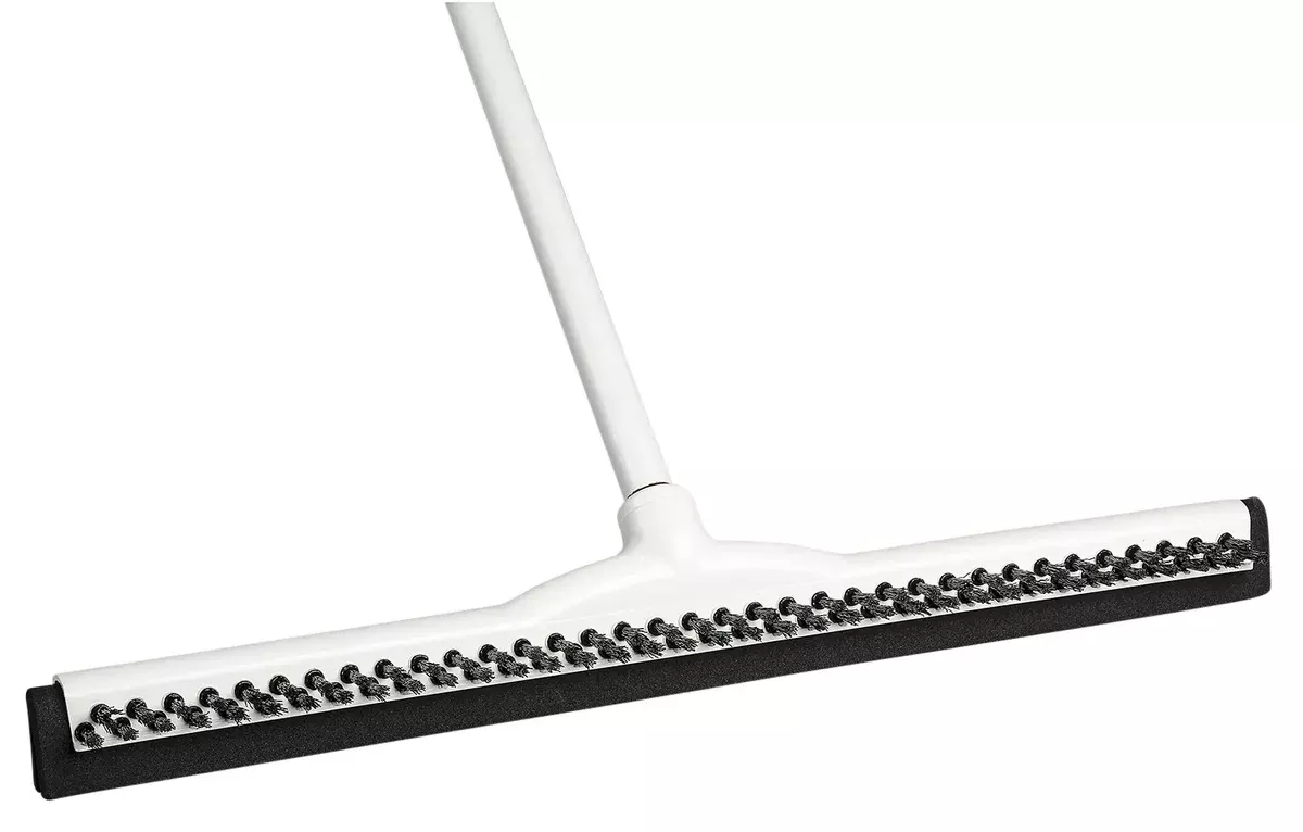 Floor Squeegee - M2 18" Push N Scrub Plastic Moss Squeegee, FS-MPS18