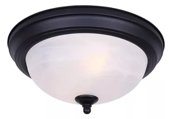 Flush Mount - Canarm 2-Light Flush Mount, IFM411MBK