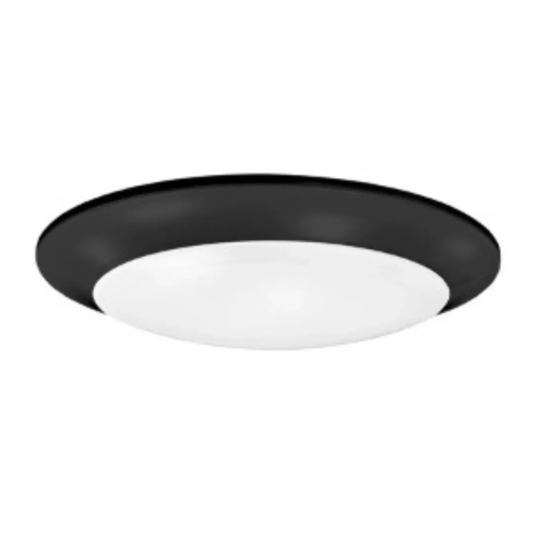 Flush Mount - Canarm Black LED Disc Light, DL6151BK