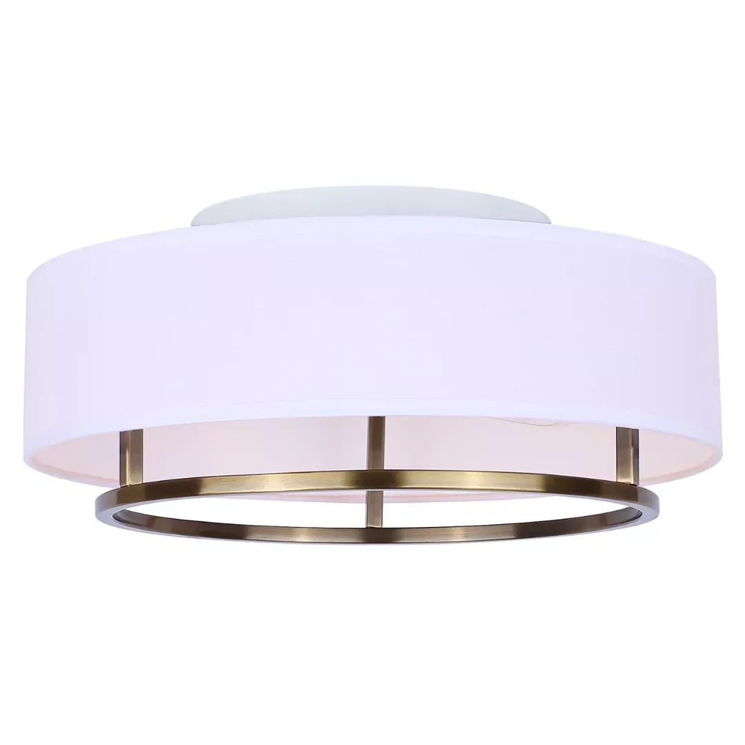 Flush Mount - Canarm BONNIE Gold Flush Mount, IFM2191B15GD