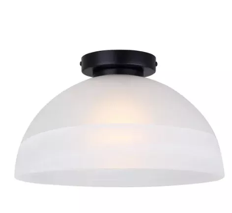 Flush Mount - Canarm MAREK Flush Mount Light, IFM2260B13BK