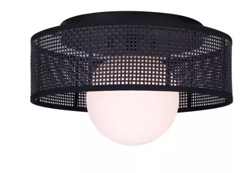 Flush Mount - Canarm THANE Flush Mount, IFM2295B12BK