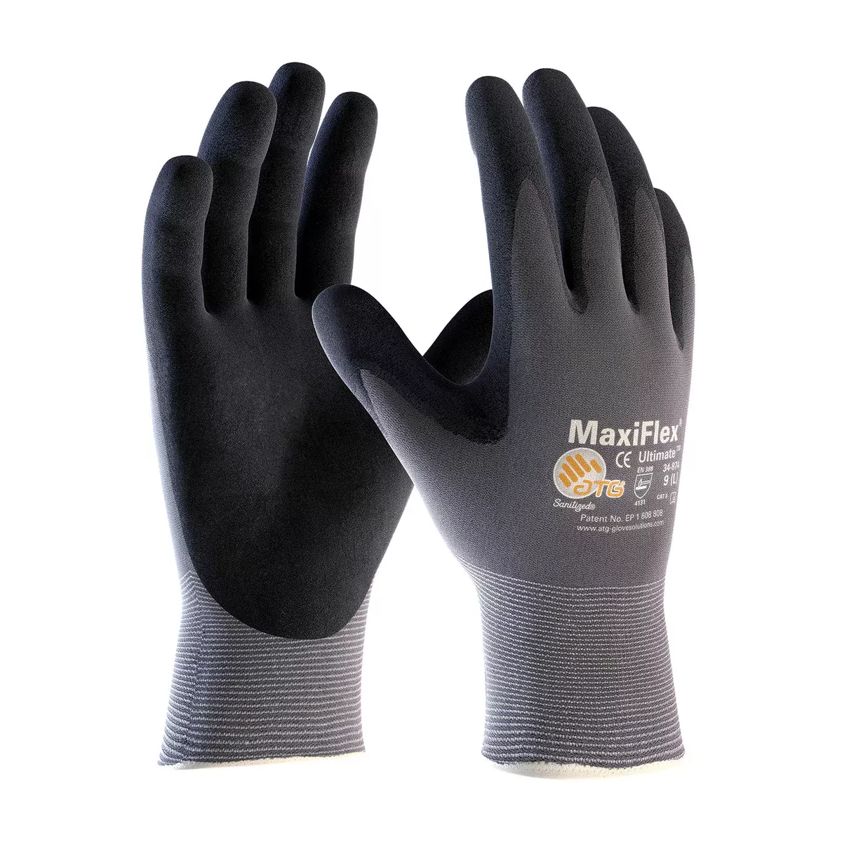 General Purpose Gloves - ATG MaxiFlex Ultimate™ Seamless Knit Nylon/Elastane Gloves, GP34874