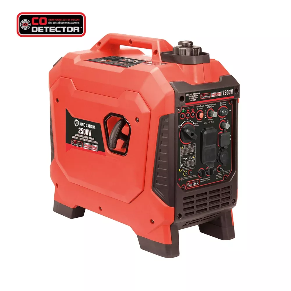 Generator - King Canada 2500W Gasoline Digital Inverter Generator, KCG-2500I
