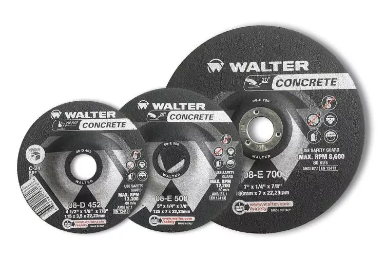 Grinding Wheel - Walter CONCRETE™ Grinding Wheel (Type 27), 08E