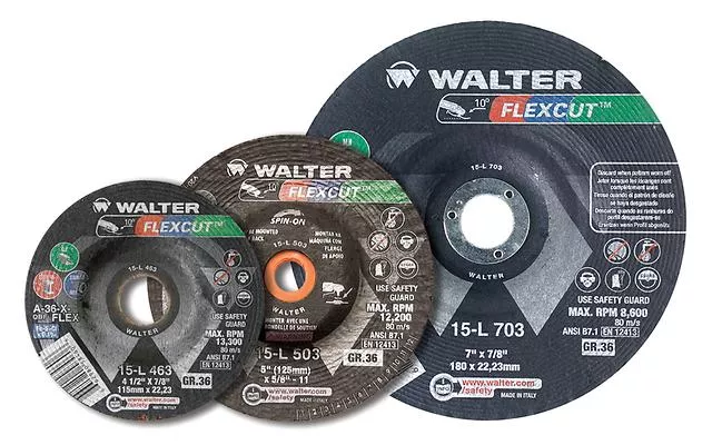 Grinding Wheel - Walter FLEXCUT™ Premium Performance Grinding Wheel, 15L702