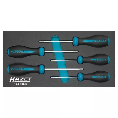 Hazet 163-185/5 Hexanamic Security Torx Screwdriver Set, 5 pieces