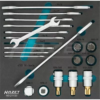 Hazet 163-211/20Wrench / socket set