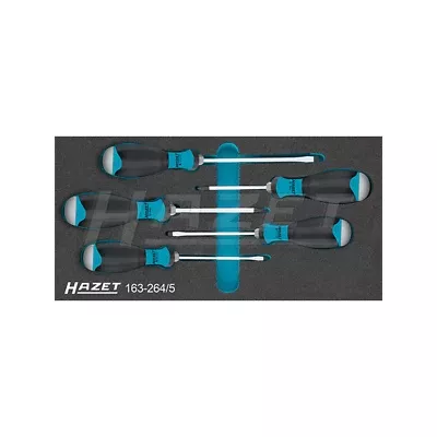Hazet 163-264/5Screwdriver set with impact cap