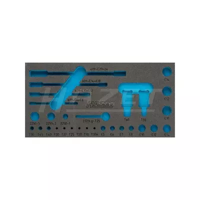 Hazet 163-345L2-component soft foam insert