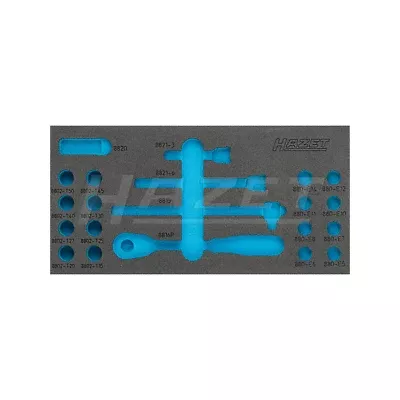 Hazet 163-348L2-component soft foam insert