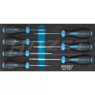 Hazet 802TH/7 TORX Tamper-Resistant T8H - T30H HEXAnamic Screwdriver Set