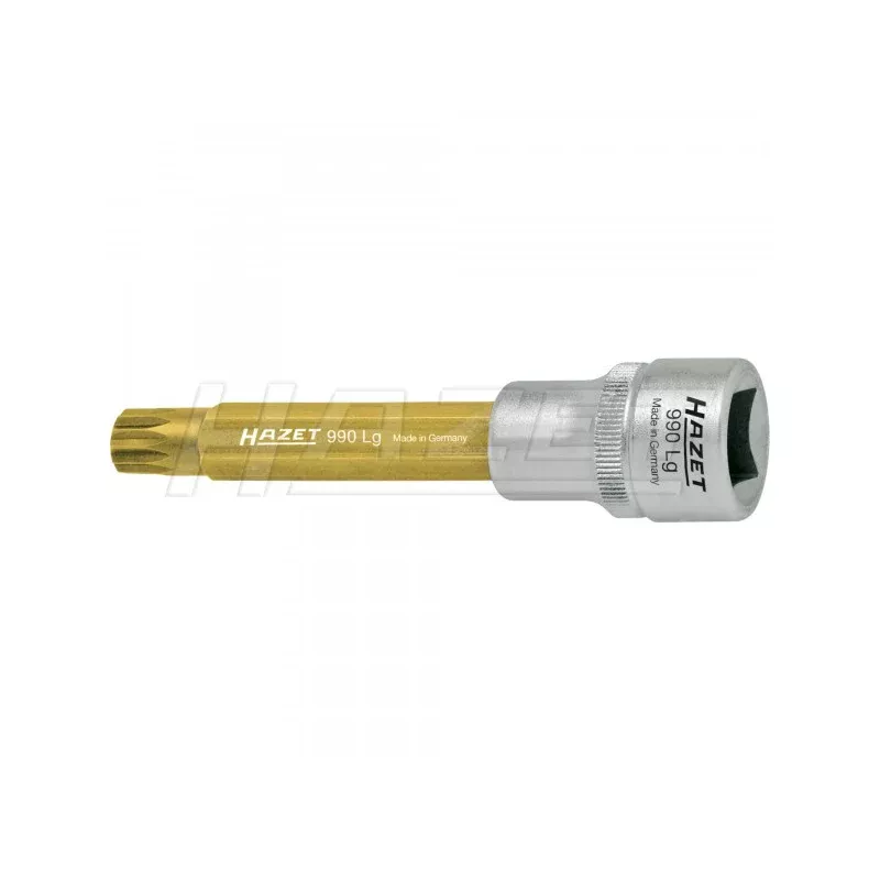 Hazet 990LG-10 M10 XZN 1/2 Square Long Screwdriver Socket