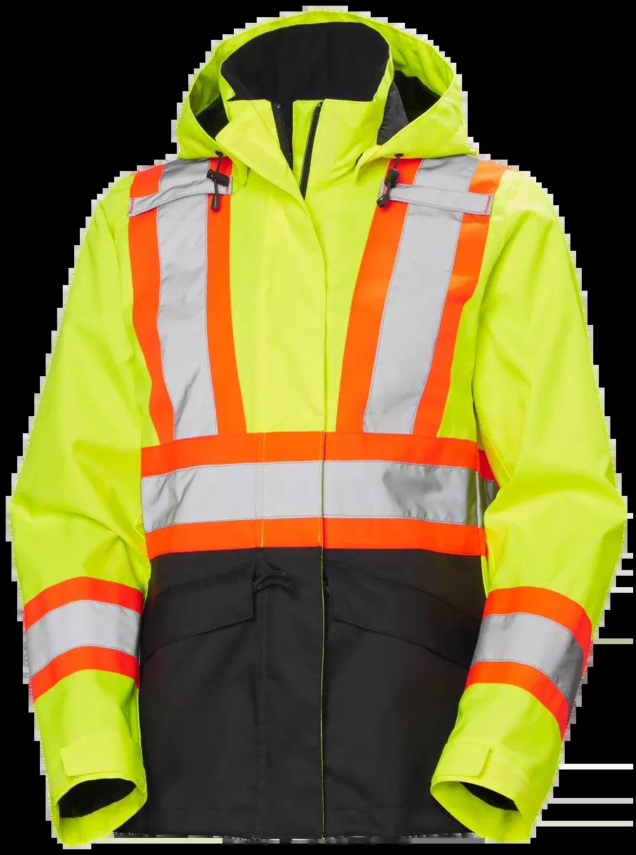 Jacket - Helly Hansen Alta Shell CSA, Orange, Yellow, Ebony, 71089