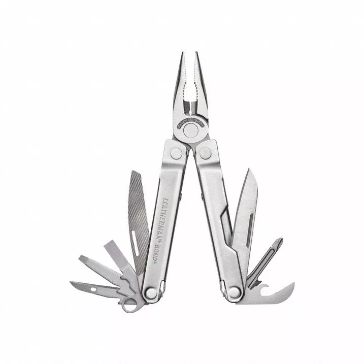 Leatherman 832934 Multi-Tool Plier, 14 Tools, 14 Functions, 4 in Closed Lg, Silver, Bond