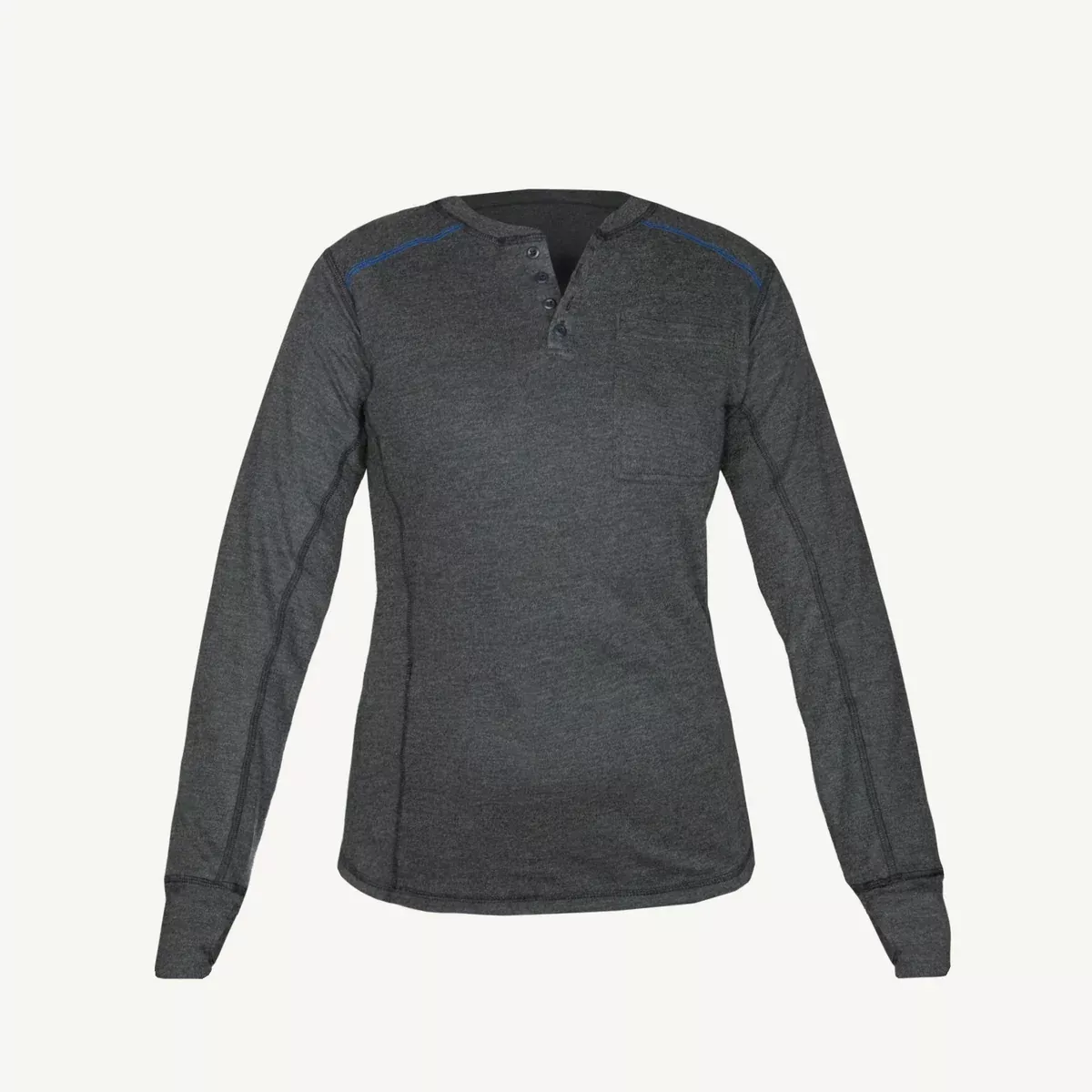 Long-Sleeved Shirt- Superior Glove SUPERA™ Women's FR Henley Shirt, HW26LPG