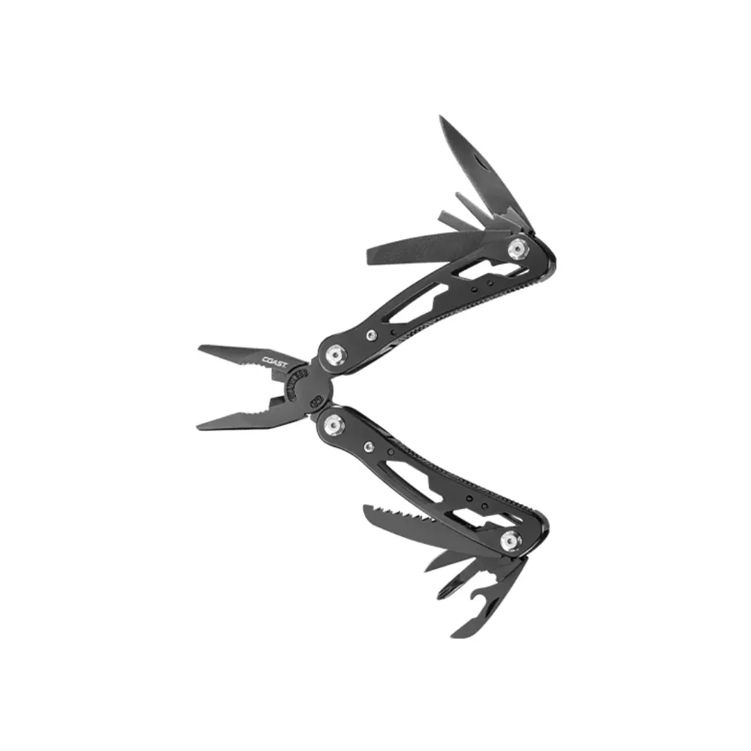 Multi-Tool - COAST CT225 11-Tool Multi-tool, Black, 4.7" Overall Length, 30847
