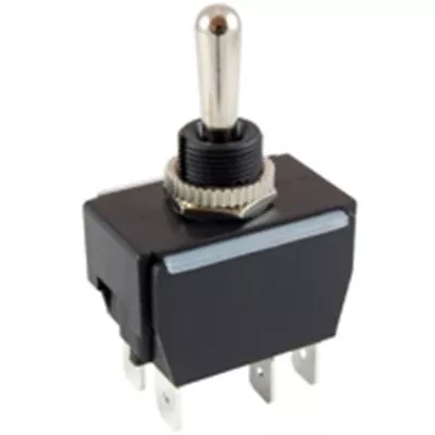 NTE Electronics 54-364W SWITCH WATERPROOF BAT HANDLE TOGGLE DPDT 16A 277VAC