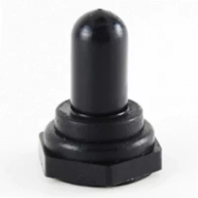 NTE Electronics 54-905M RUBBER BOOT FOR BAT HANDLE TOGGLE SWITCH 12MM THREAD