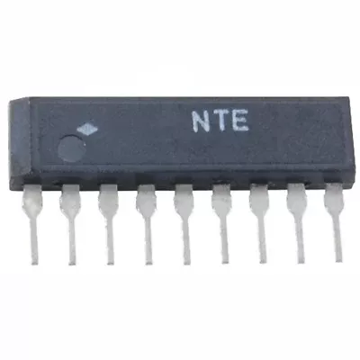 NTE Electronics NTE1730 INTEGRATED CIRCUIT DUAL PREAMPLIFIER 9-LEAD SIP VCC=18V
