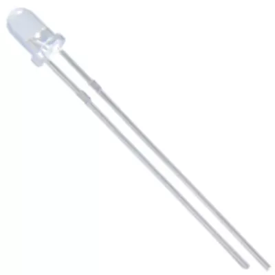 NTE Electronics NTE30035 LED-3MM SUPER AMBER WATER CLEAR 2500 MCD