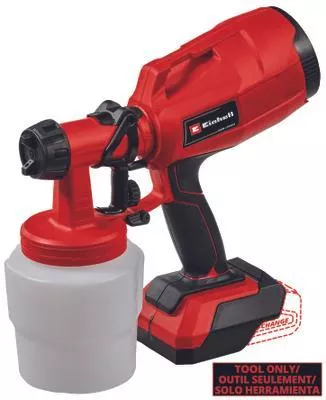 Paint Sprayer - Einhell 18V Cordless HVLP Handheld Paint Sprayer, 4260027