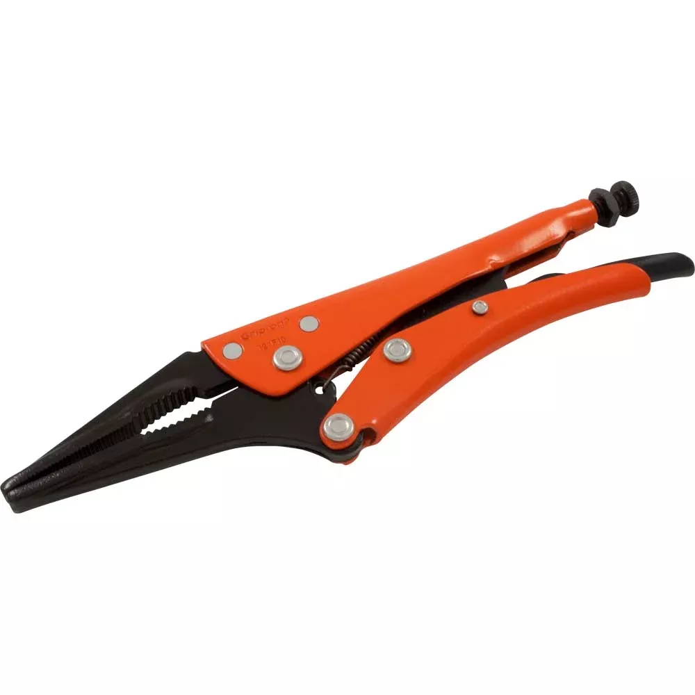Pliers - Gray Tools Grip-On Locking Pliers-Long Nose, 127F06